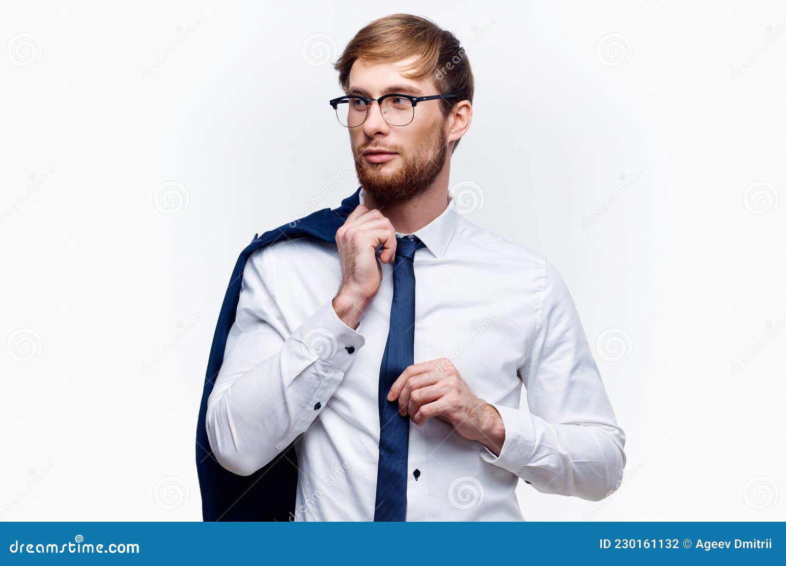 Business Man Shirt with Tie Official Fashion Close Up Stock Photo ...