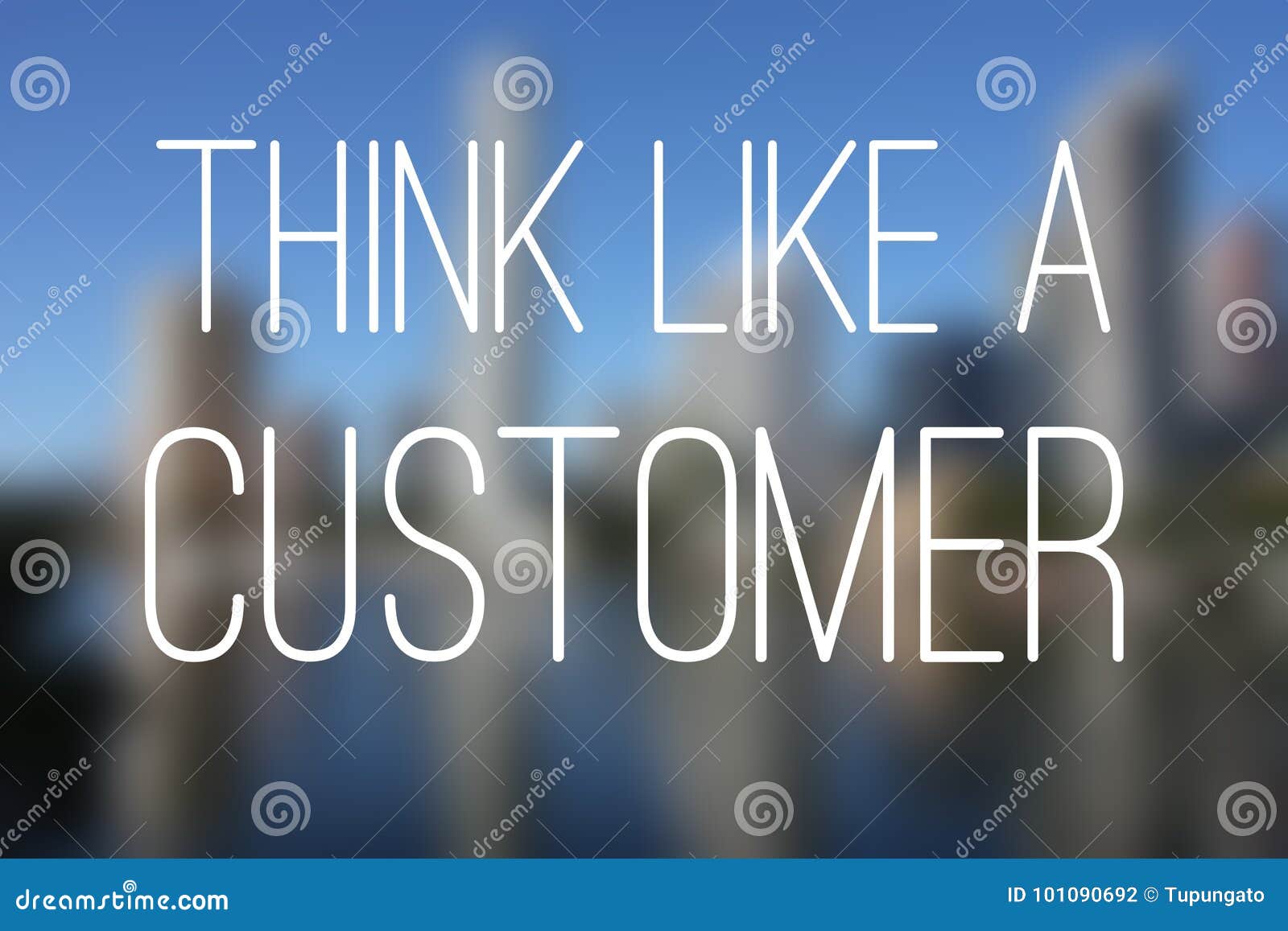 Customer stock photo. Image of motivation, typography - 101090692