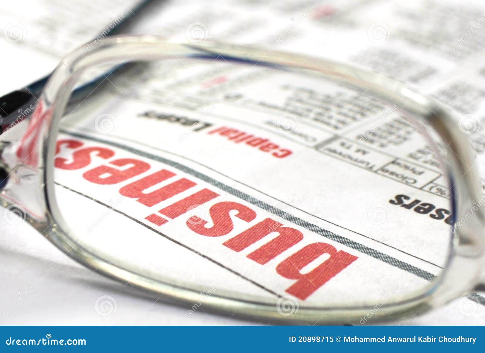 Business news stock image. Image of office, broadsheet 20898715