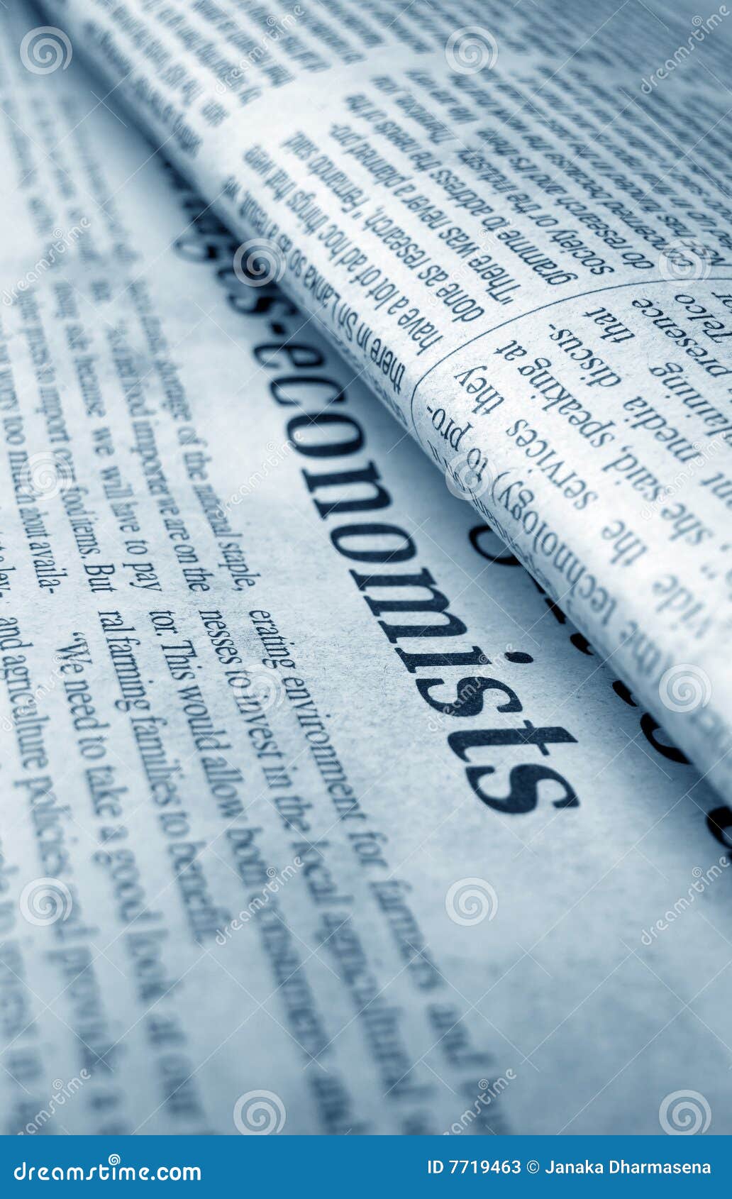Business news stock image. Image of article, paper, newsprint 7719463