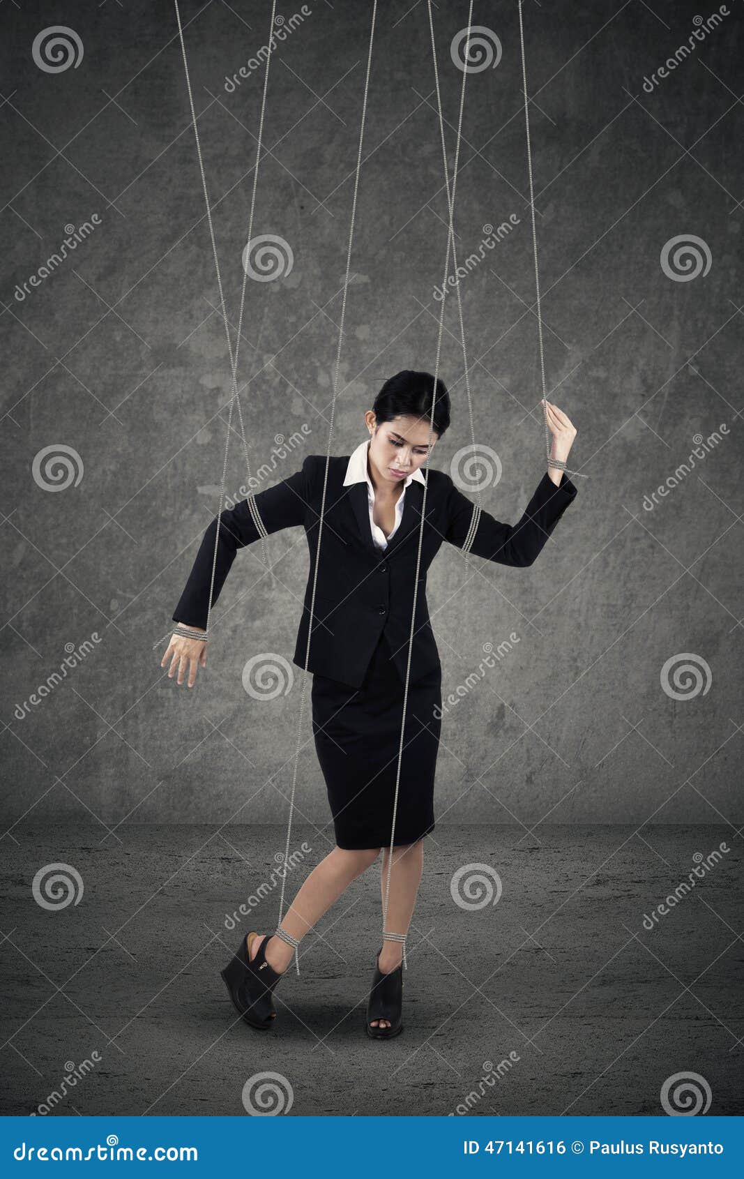 Emotion with marionette stock image. Image of artificial - 36316839