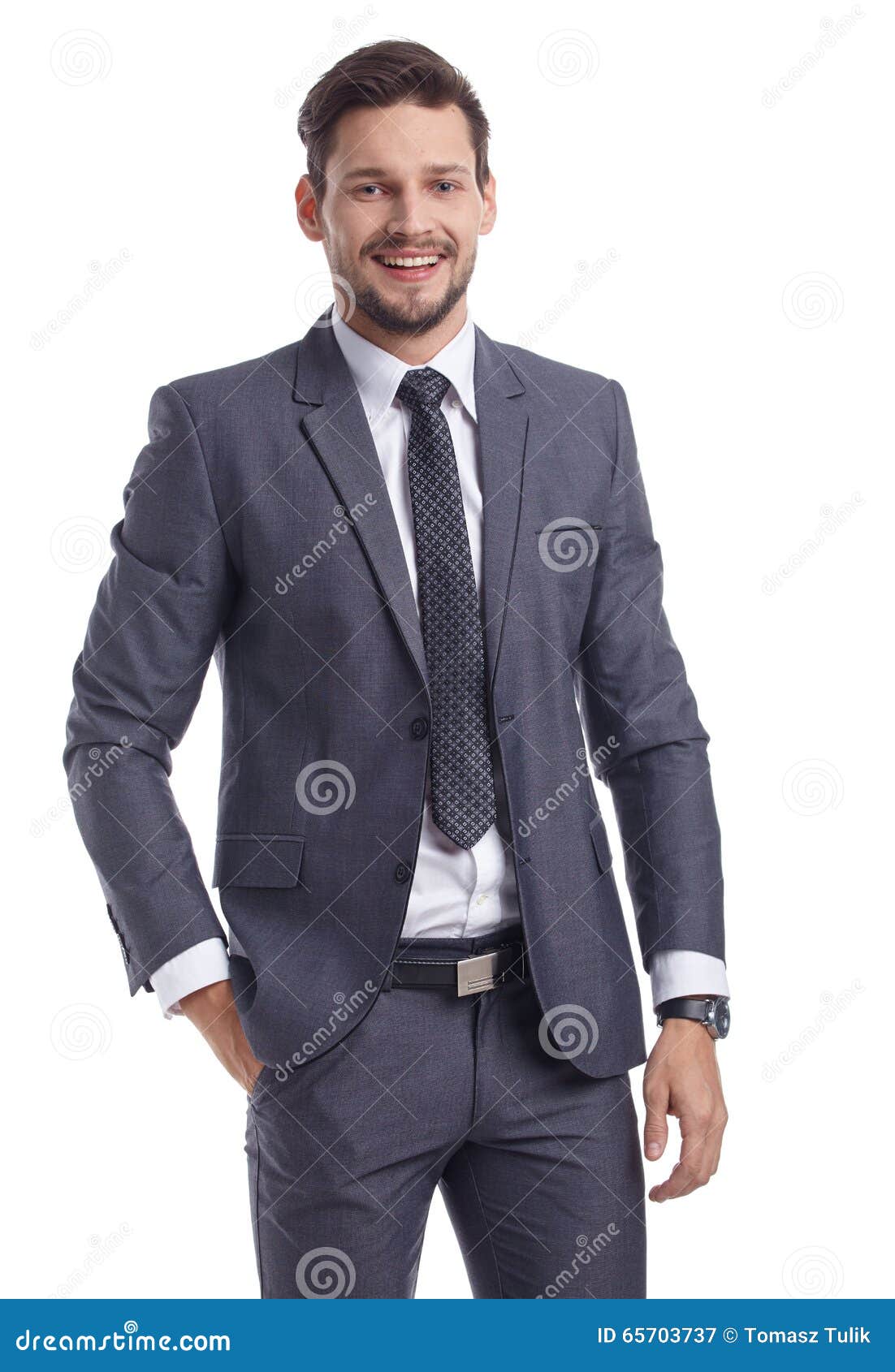 Business and Office Concept - Businessman in Suit Stock Image - Image ...