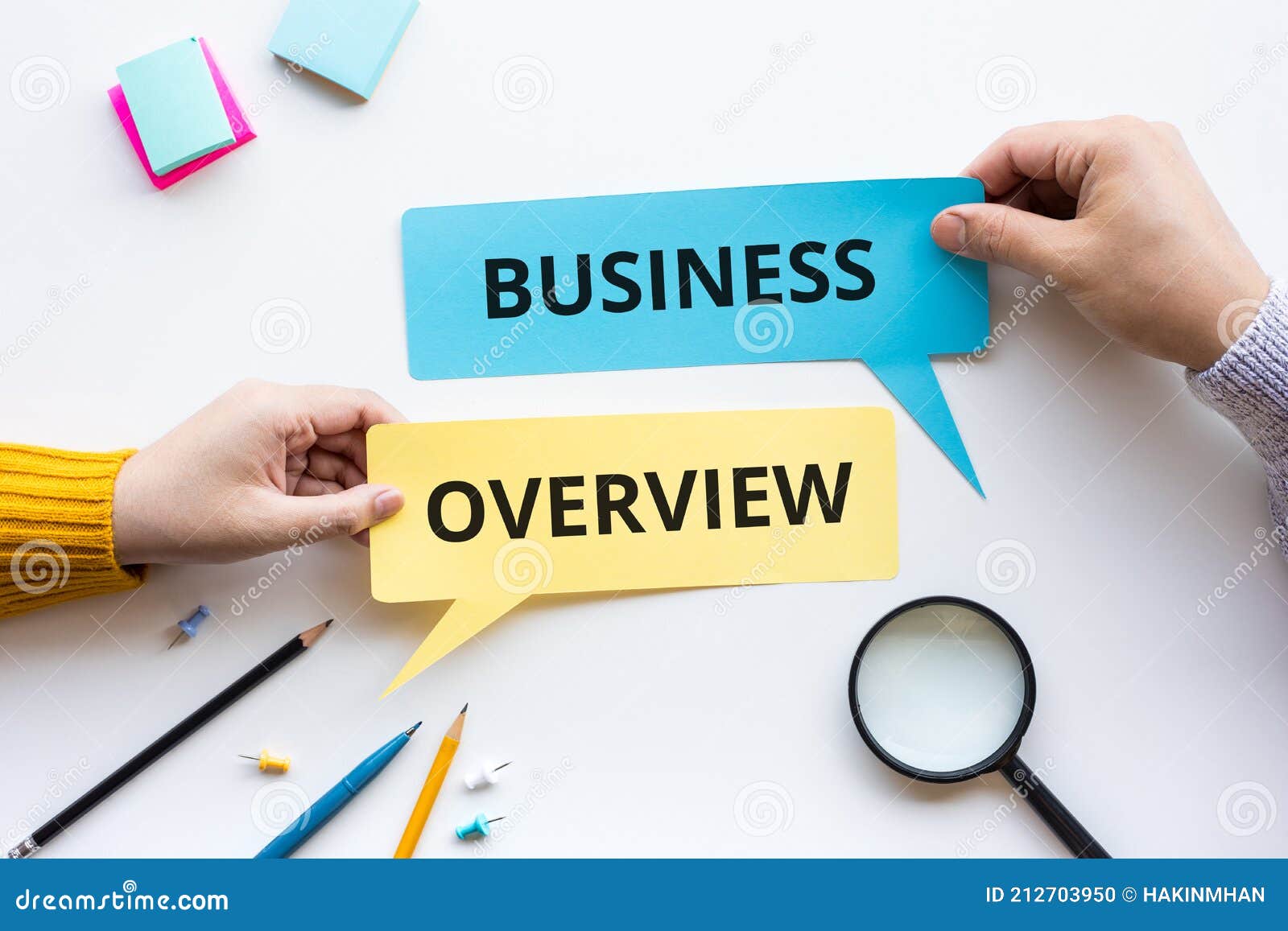 Business Overview or Outlook of Goal and Plan Concepts.marketing