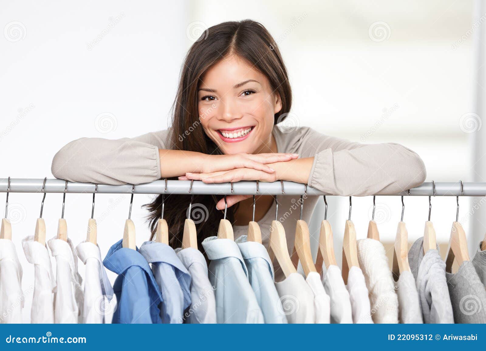 Business Owner Clothes Store. Stock Photo Image of clerk