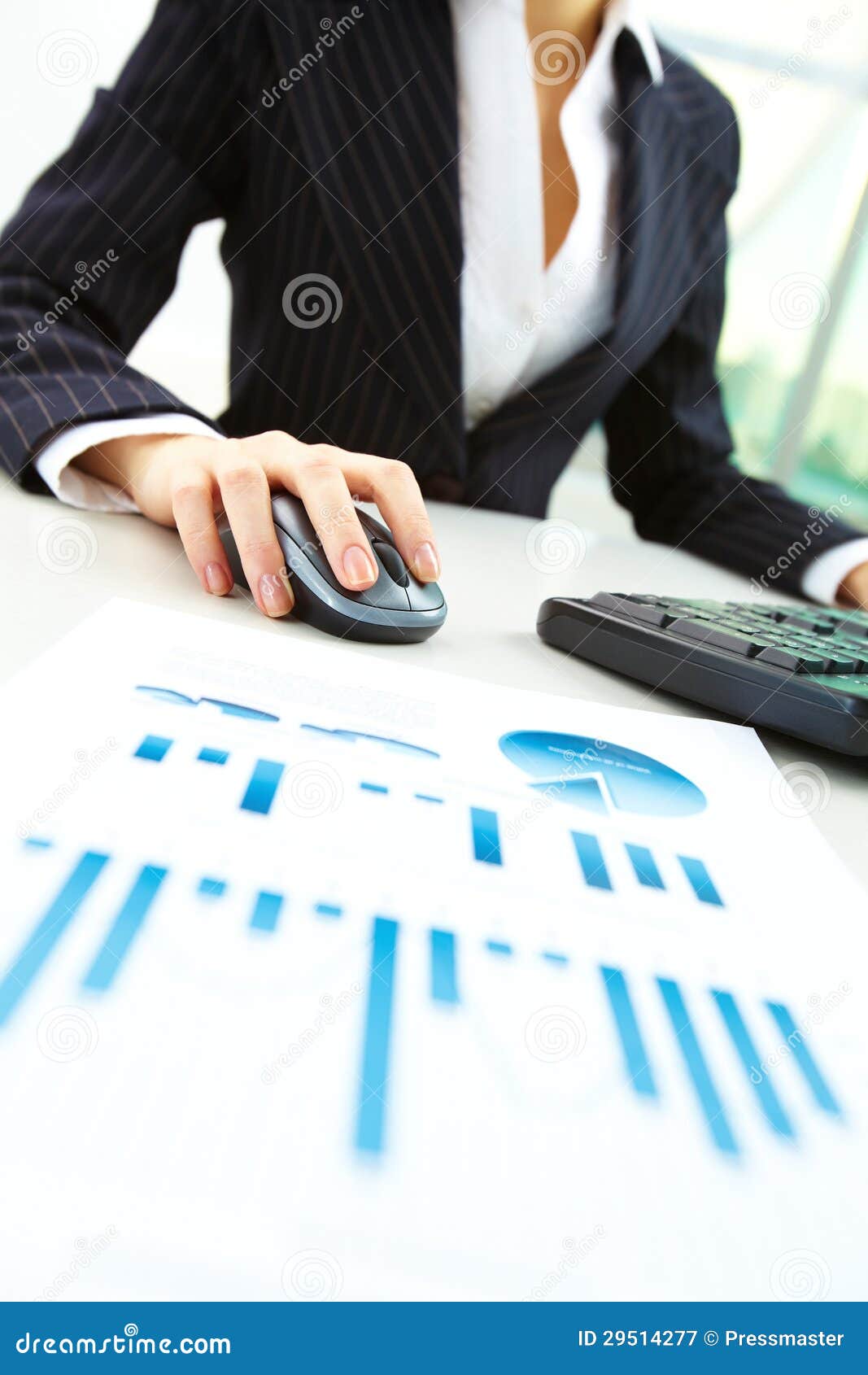 Business paper stock image. Image of chart, graph, human 29514277