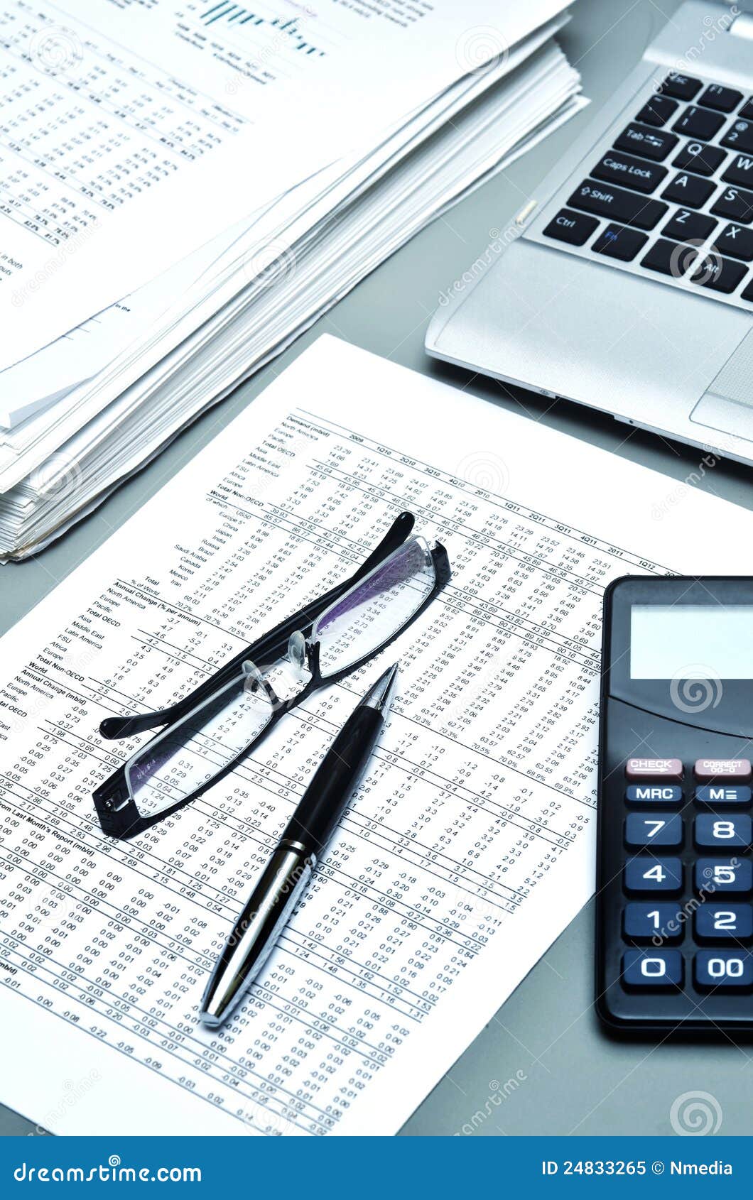 Business and Paperwork stock image. Image of setting 24833265