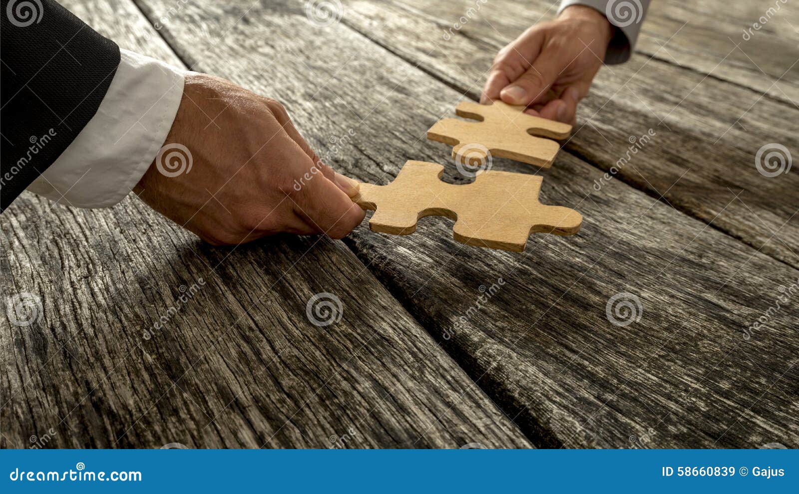 business partnership or teamwork