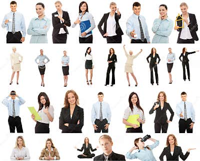 Business people collection stock image. Image of female - 15060059