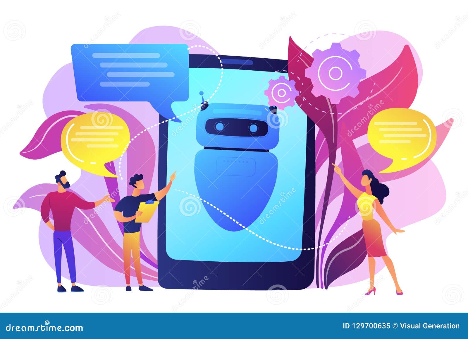 chatbot ai concept  .