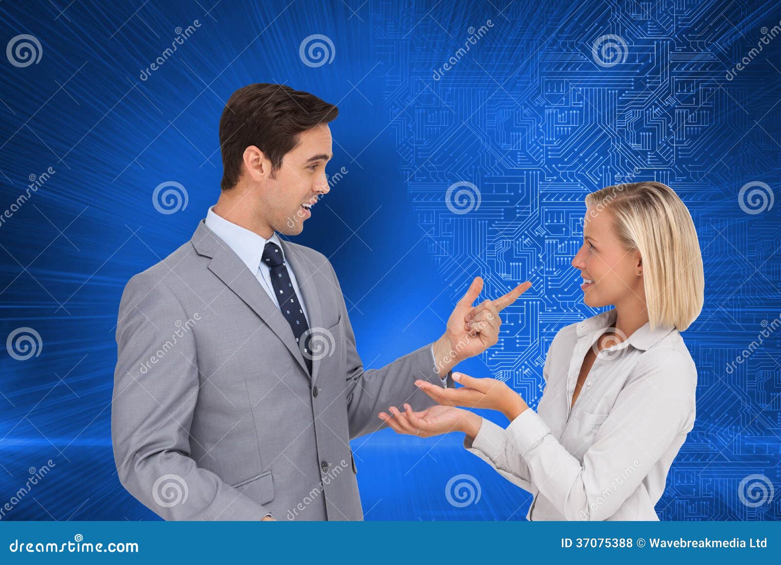Business People Meet Each Other Stock Photo Image of businessman