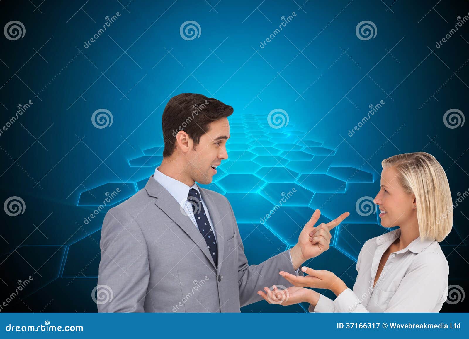 Business People Meet Each Other Stock Image Image of young, glowing