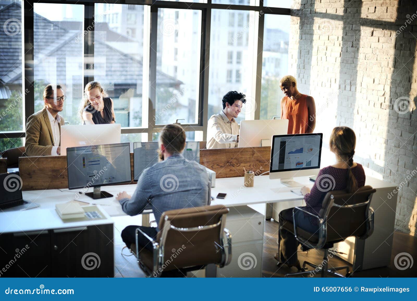 business people meeting discussion working office concept