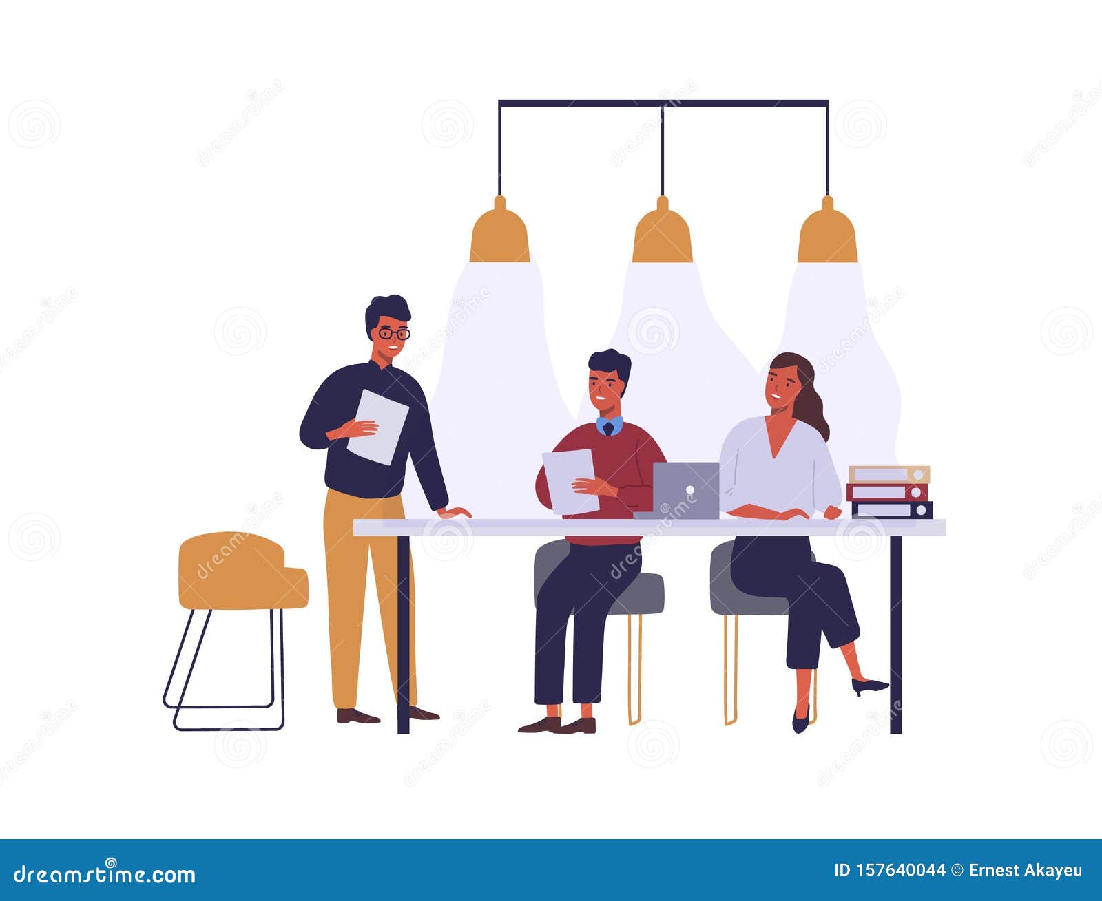 Business People Meeting Flat Vector Illustration. Coworkers Cartoon Characters Discussion in Conference Room Stock Vector - Illustration of graphic, partner: 157640044 Business People Meeting Flat Vector Illustration. Coworkers Cartoon Characters Discussion in Conference Room Stock Vector - Illustration of graphic, partner: 157640044