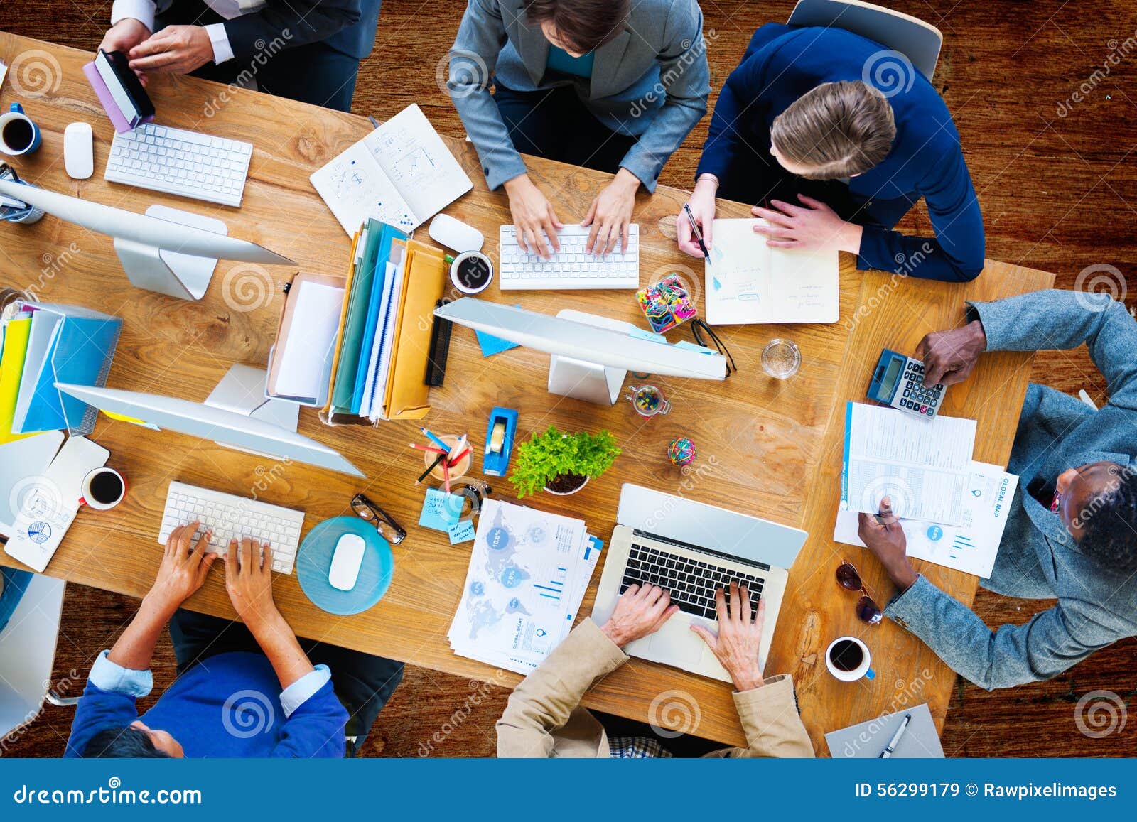 business people working office corporate team concept