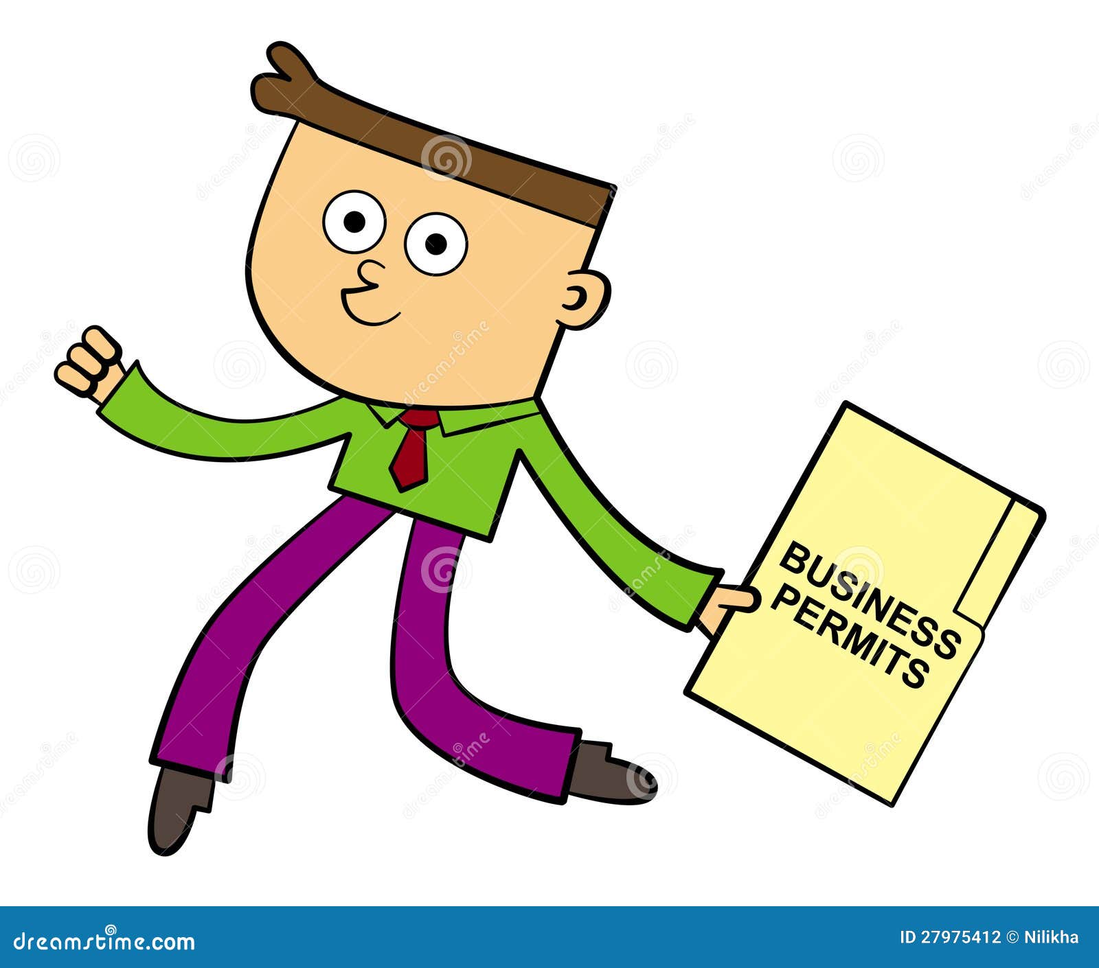 Business permits stock illustration. Illustration of conceptual 27975412
