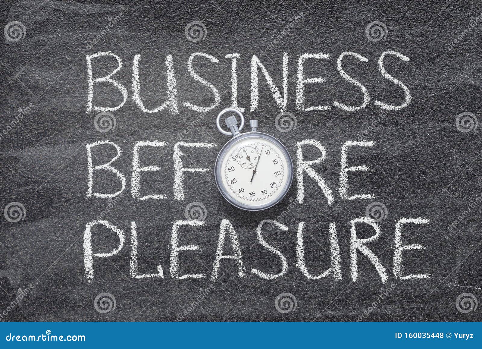 Business before Pleasure Watch Stock Photo Image of clock, time