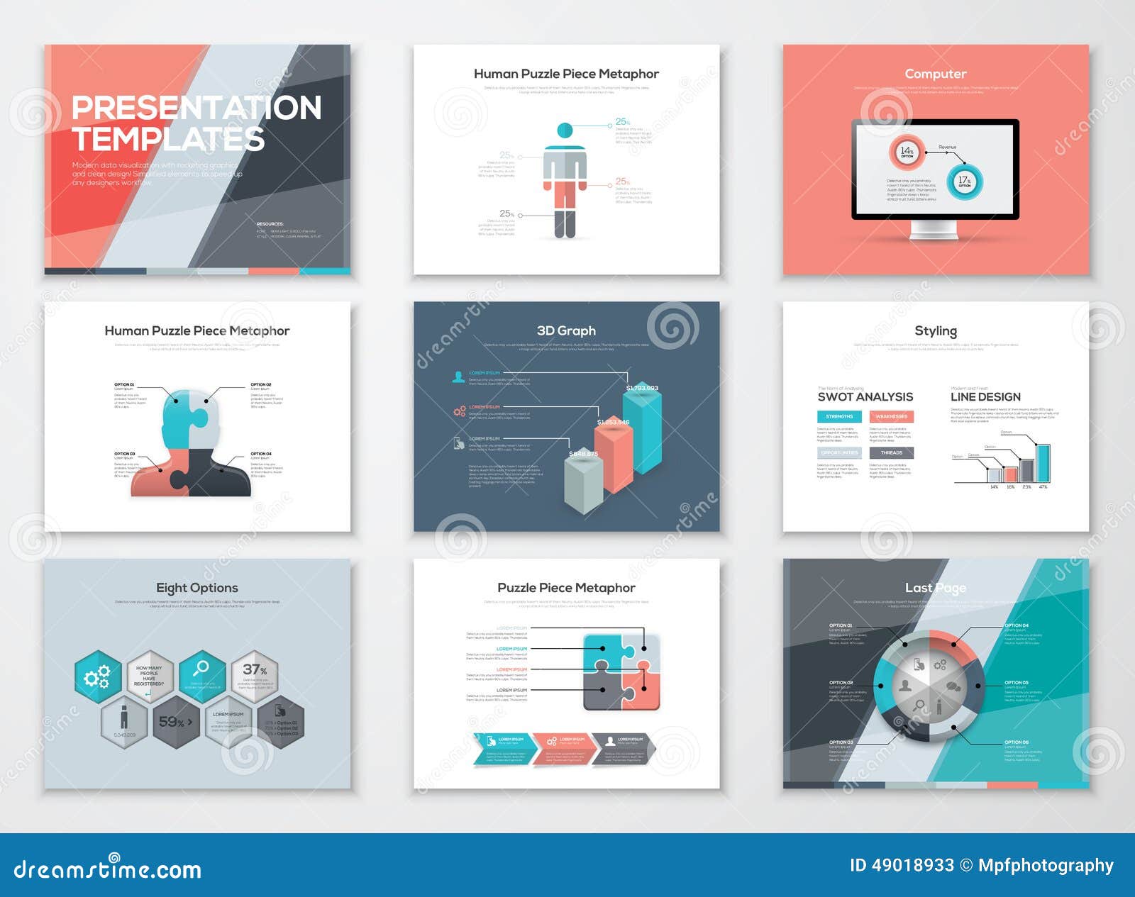 business presentation brochures and infographic  s