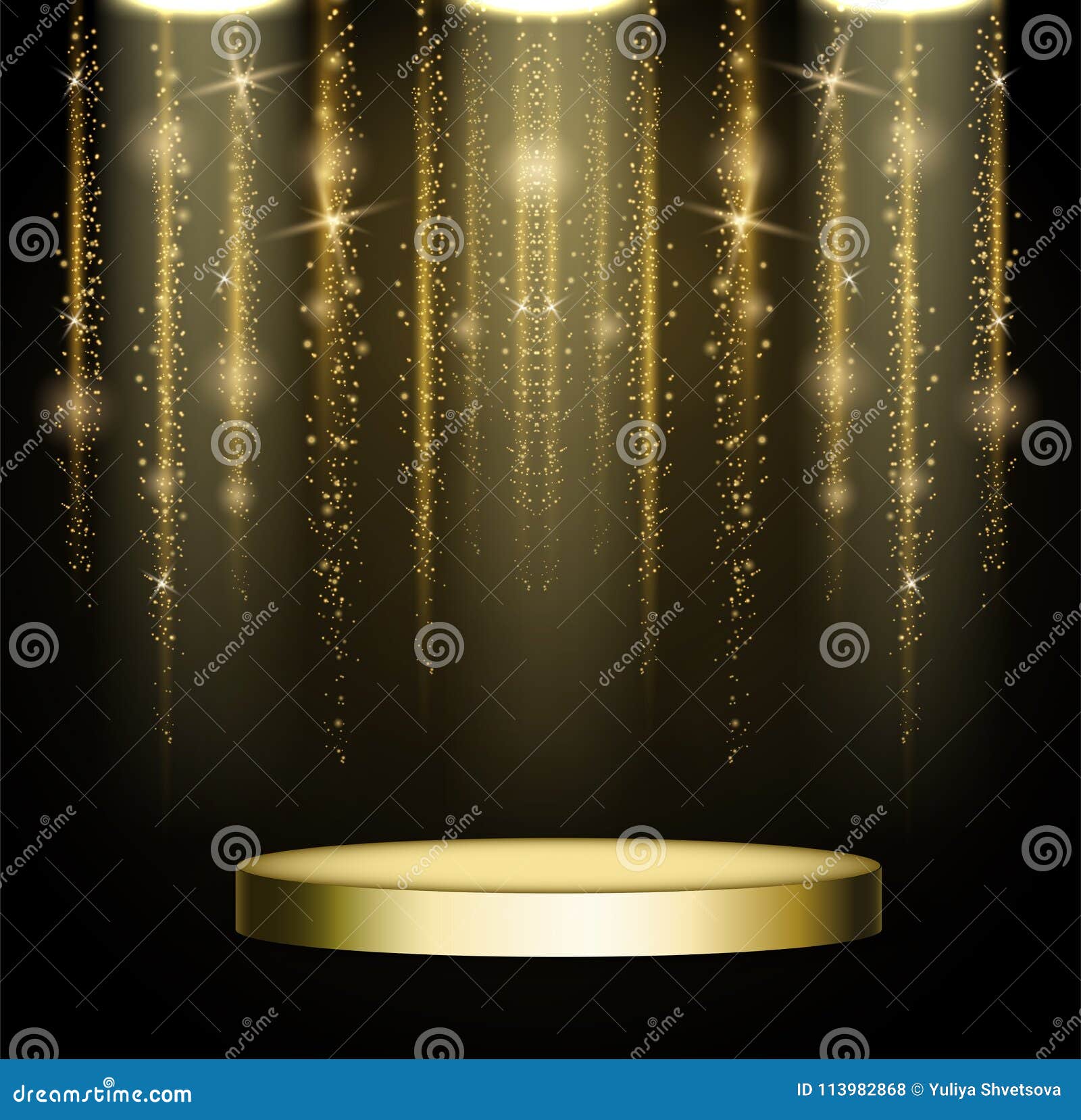 Business Presentation Podium Bright Spotlights 3d Rendering Business Presentation Podium Bright Spotlights 3d Rendering
