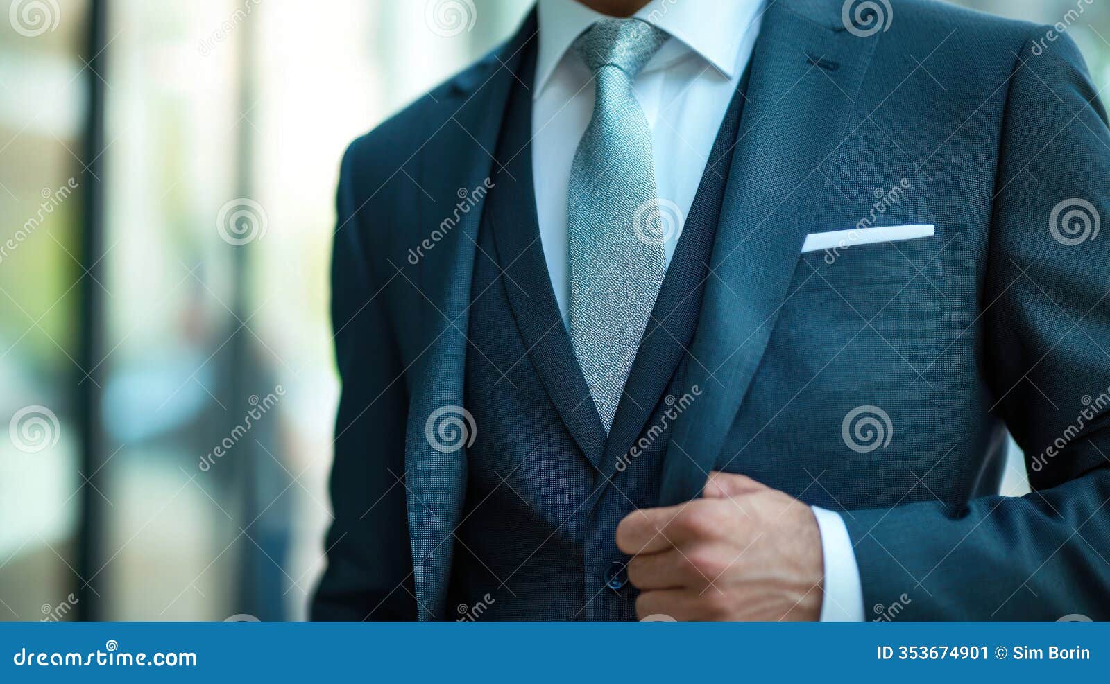 a business professional in a tailored suit, discussing financial strategies