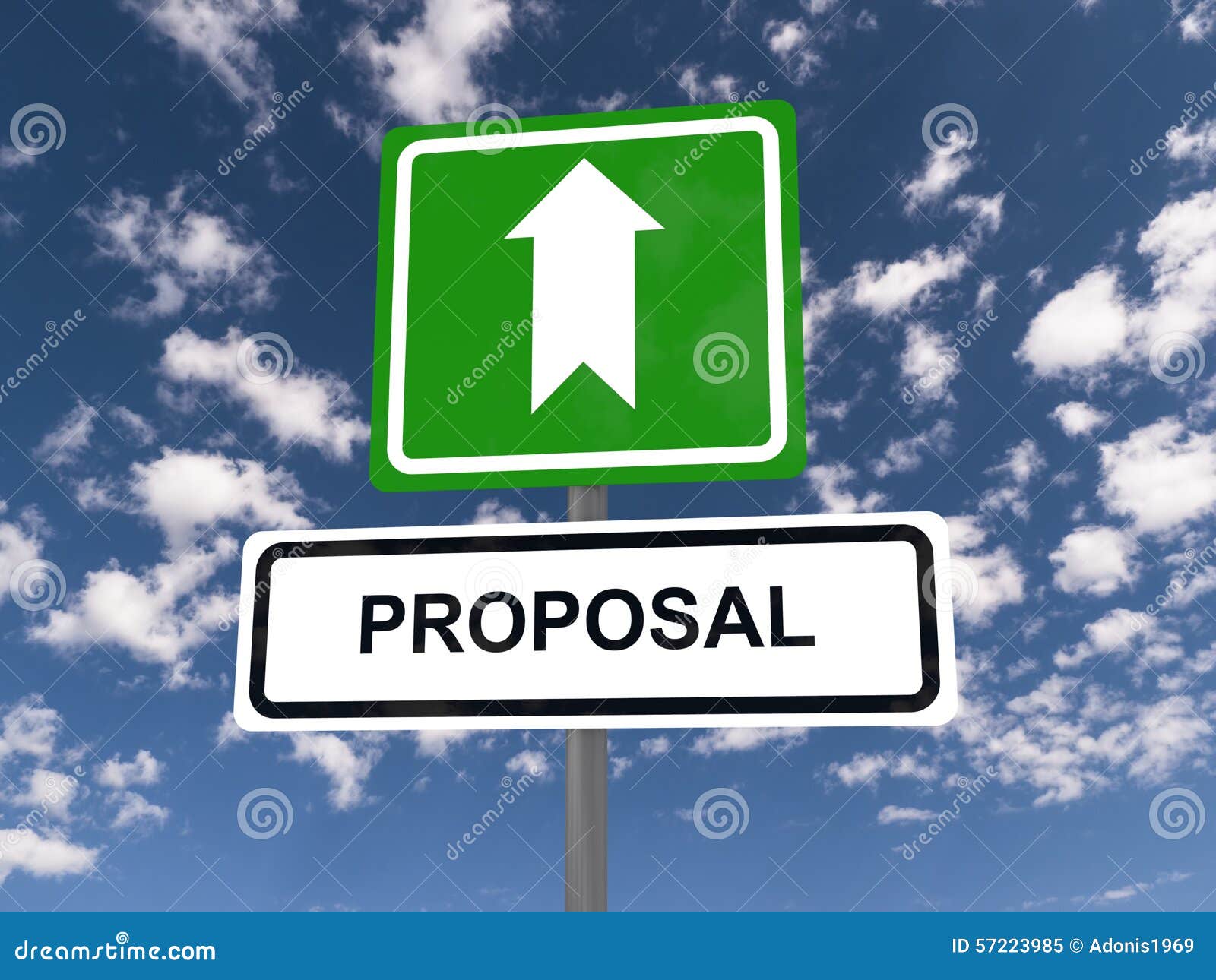 business proposal sign