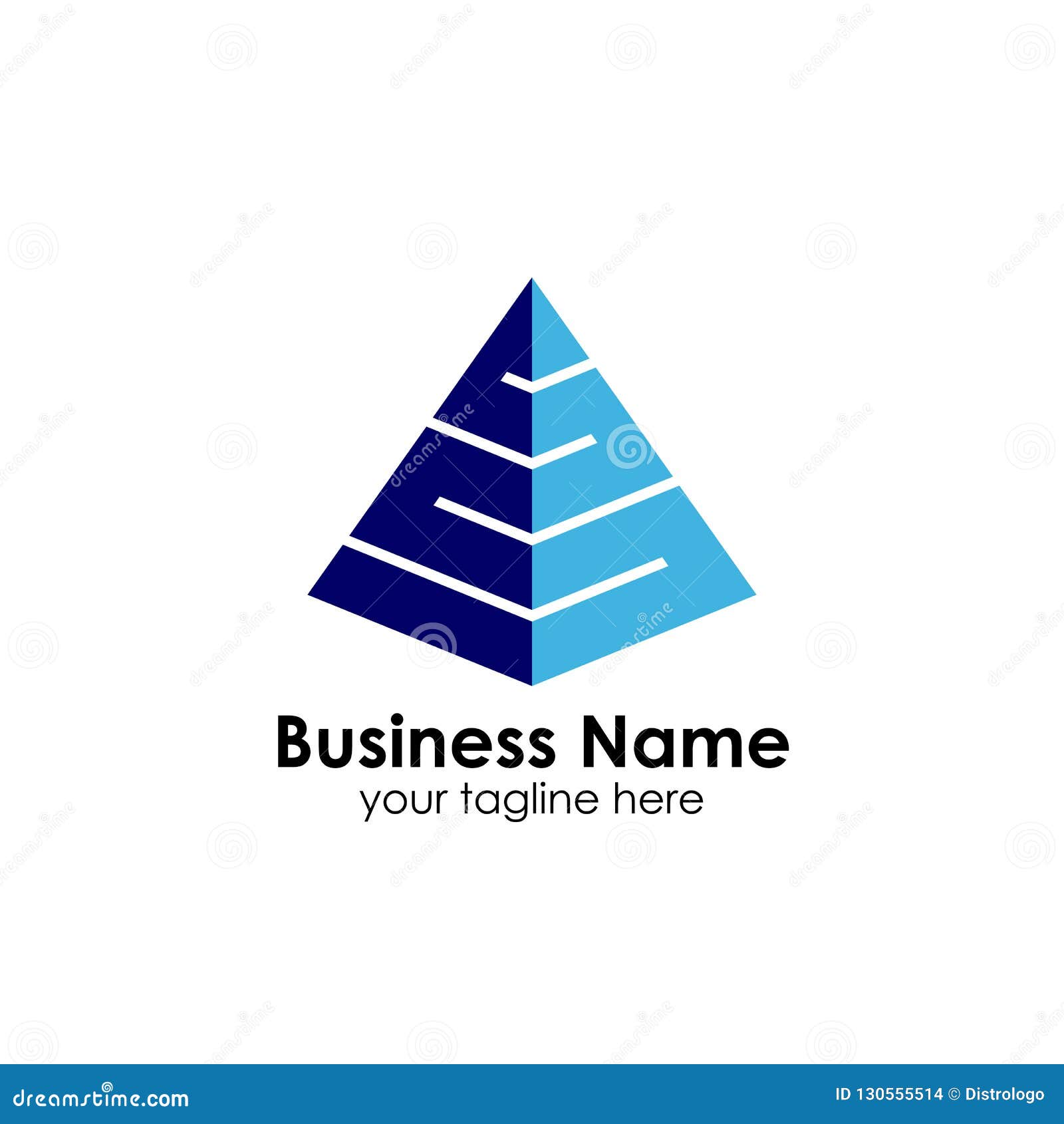 Business Pyramid Logo Design Template Business Marketing And