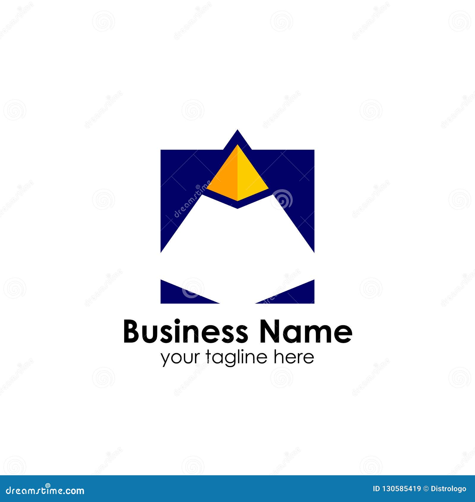 Business Pyramid Logo Design Template Business Marketing And