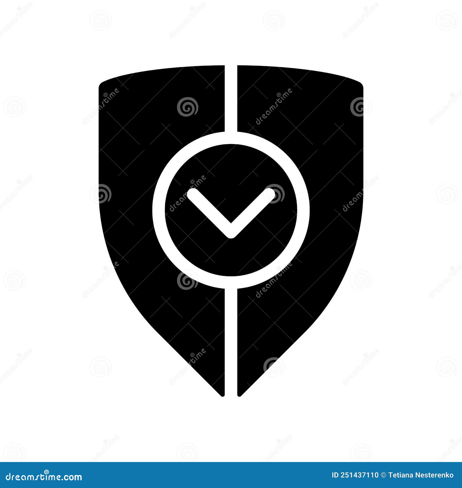 business security black glyph icon