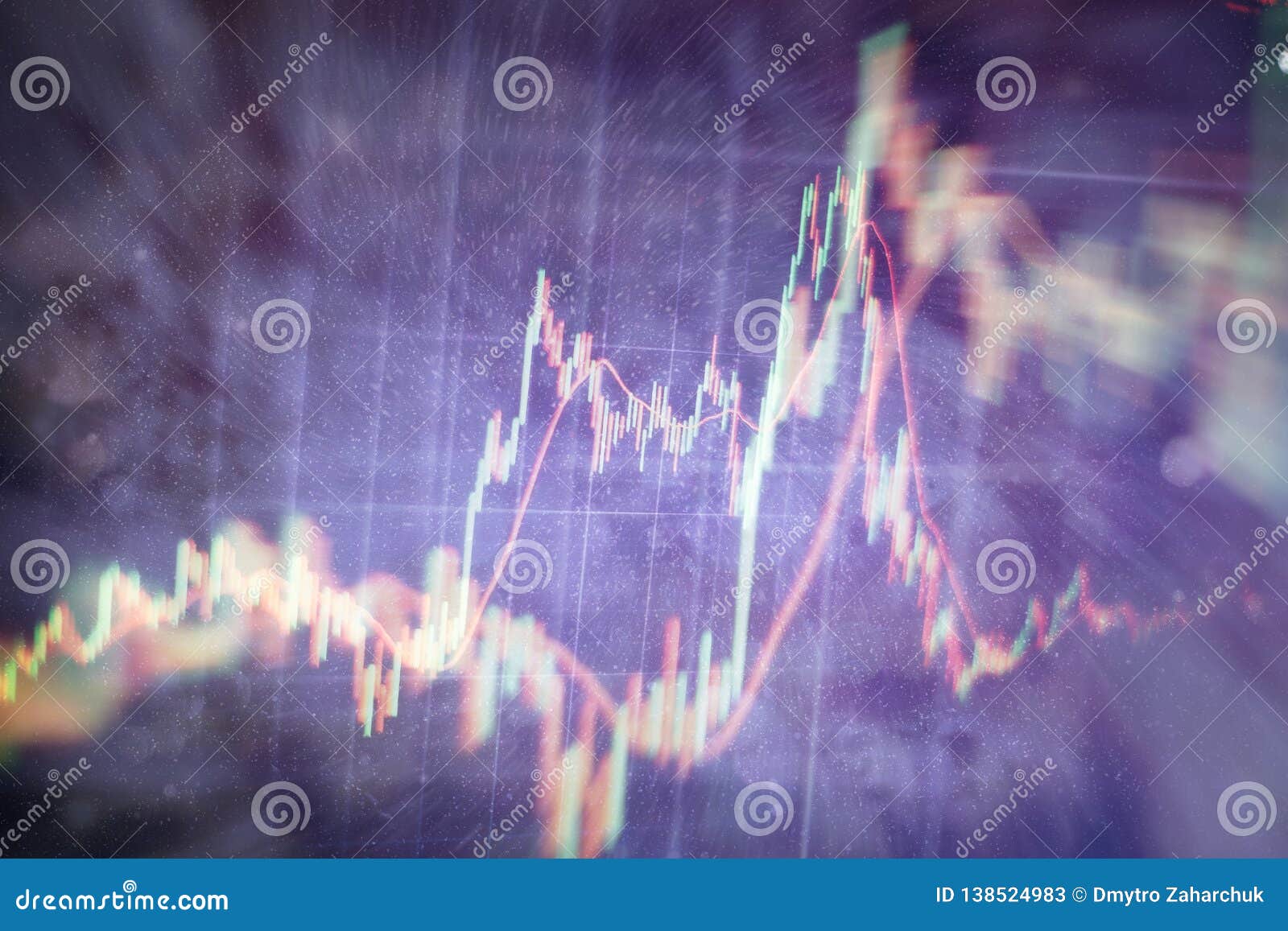 Stock Market Chart Business Graph Background Forex Trading - 