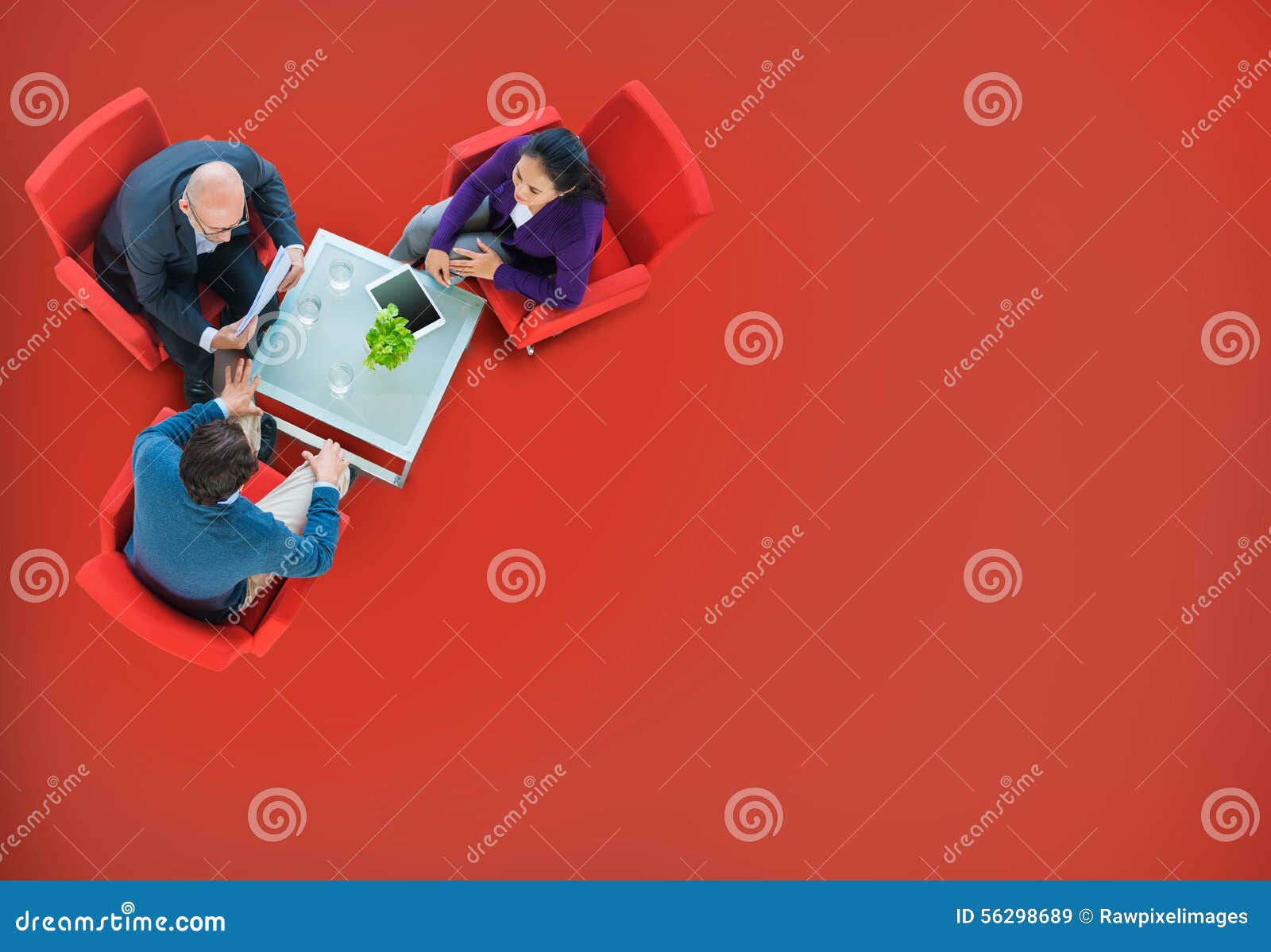 business team discussion meeting planning concept