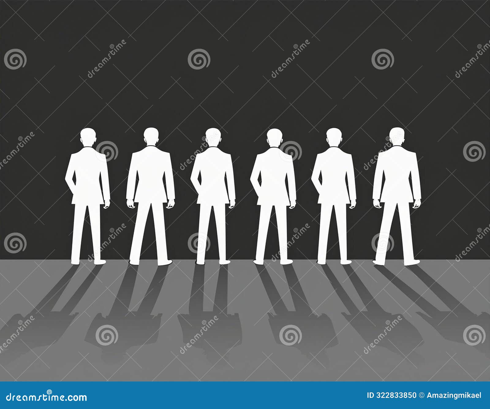 business team vision future-oriented teamwork