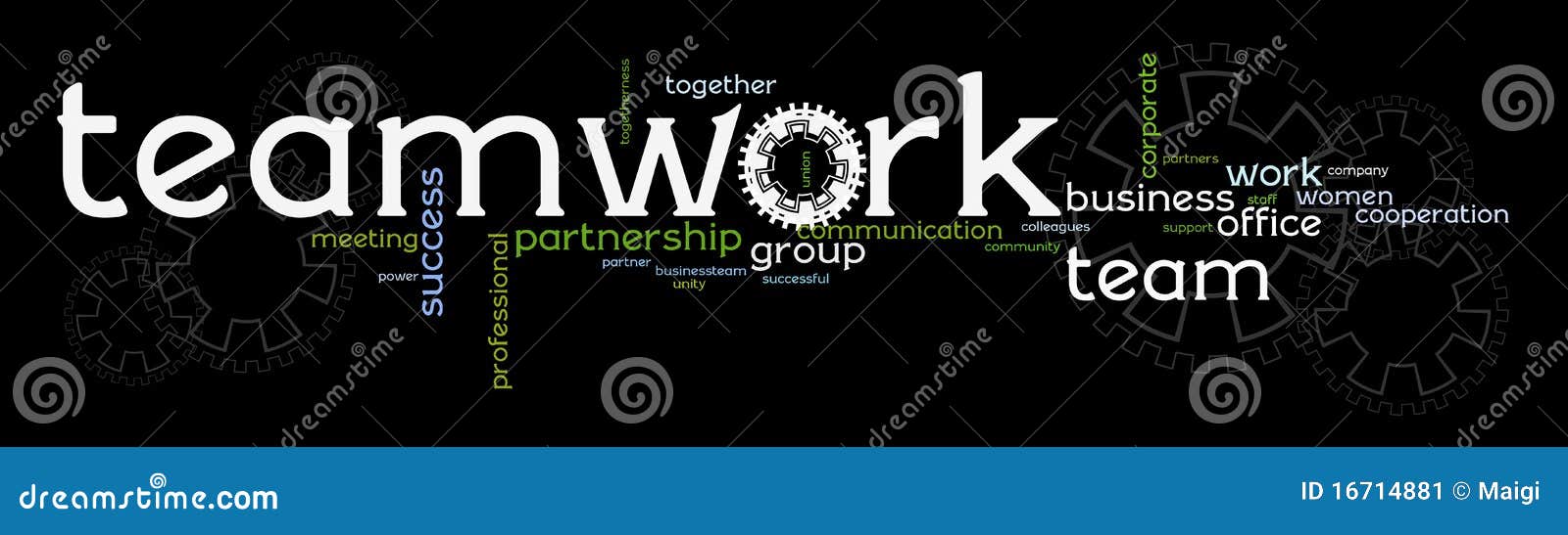 Business Teamwork Banner Stock Image - Image: 16714881