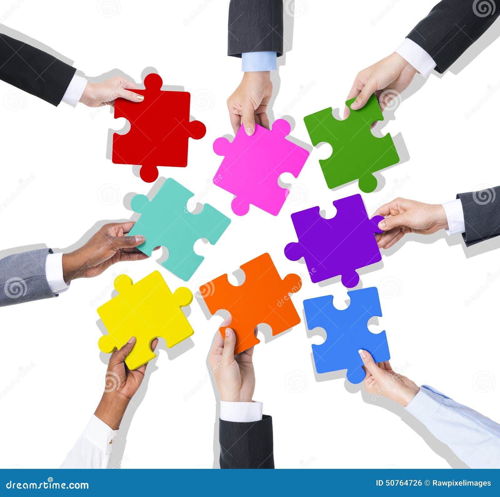 business teamwork collaboration connection concept