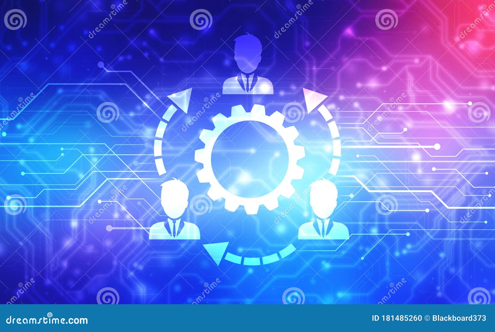 Business Teamwork Technology Background, Project Team, Tech Support,  Engineering Services Stock Illustration - Illustration of interaction,  communication: 181485260