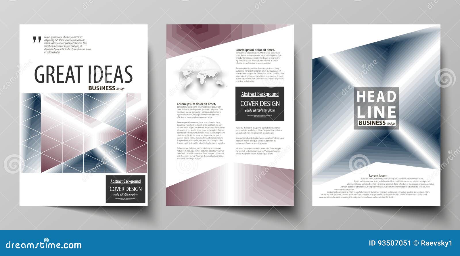 Business Templates for Brochure, Magazine, Flyer, Annual Report Regarding Ind Annual Report Template
