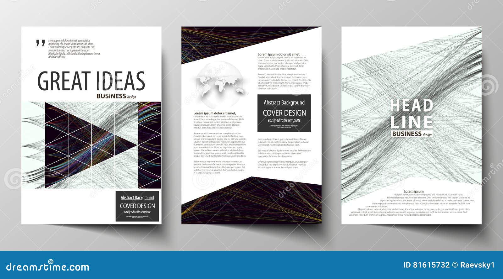 Business Templates for Brochure, Magazine, Flyer, Annual Report Intended For Ind Annual Report Template