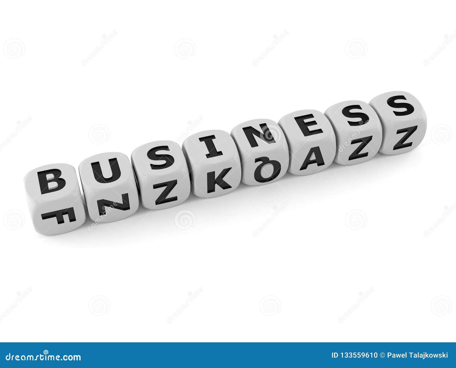 Business text on dice stock illustration. Illustration of dice 133559610
