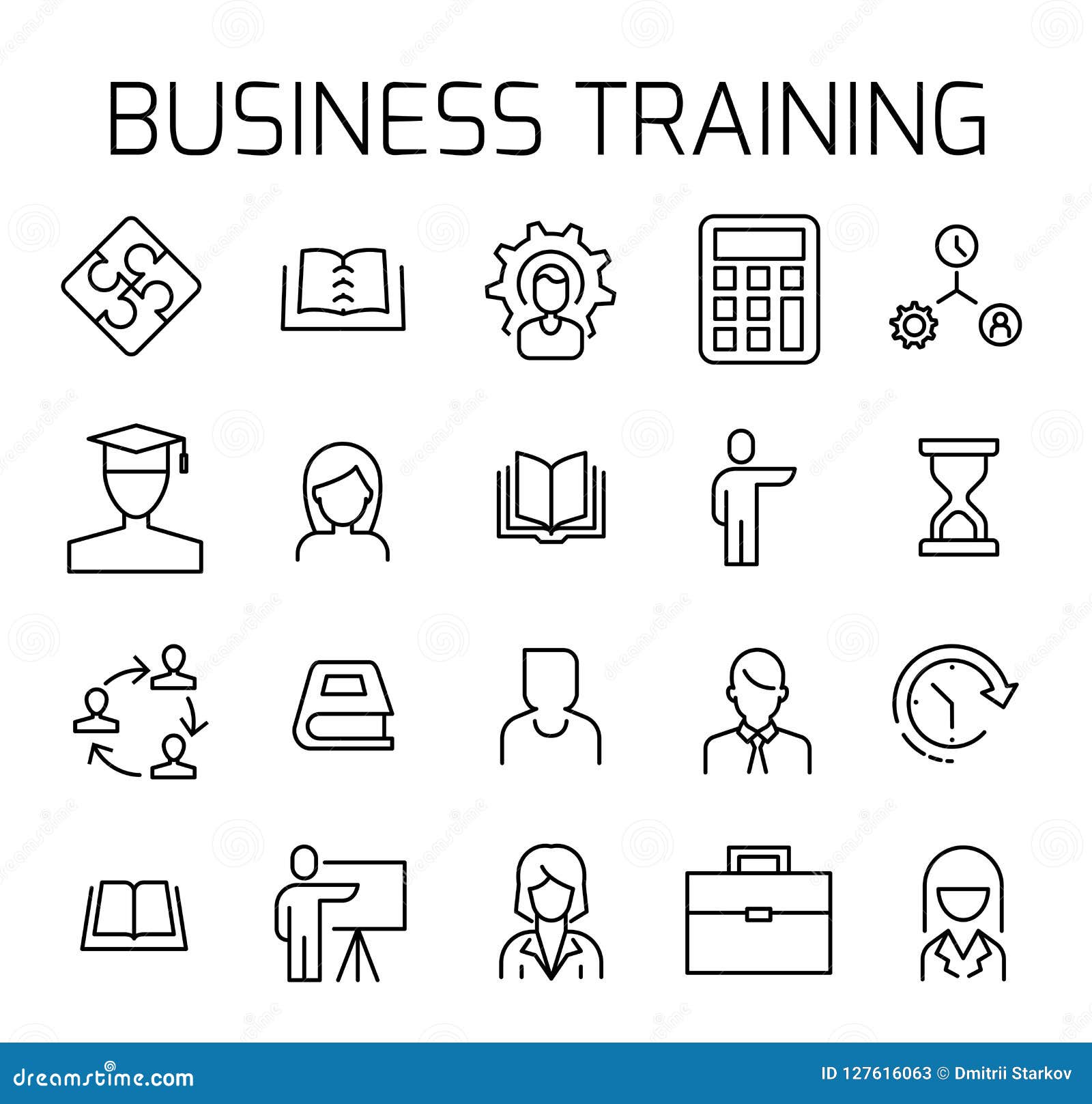 Training - Free business icons