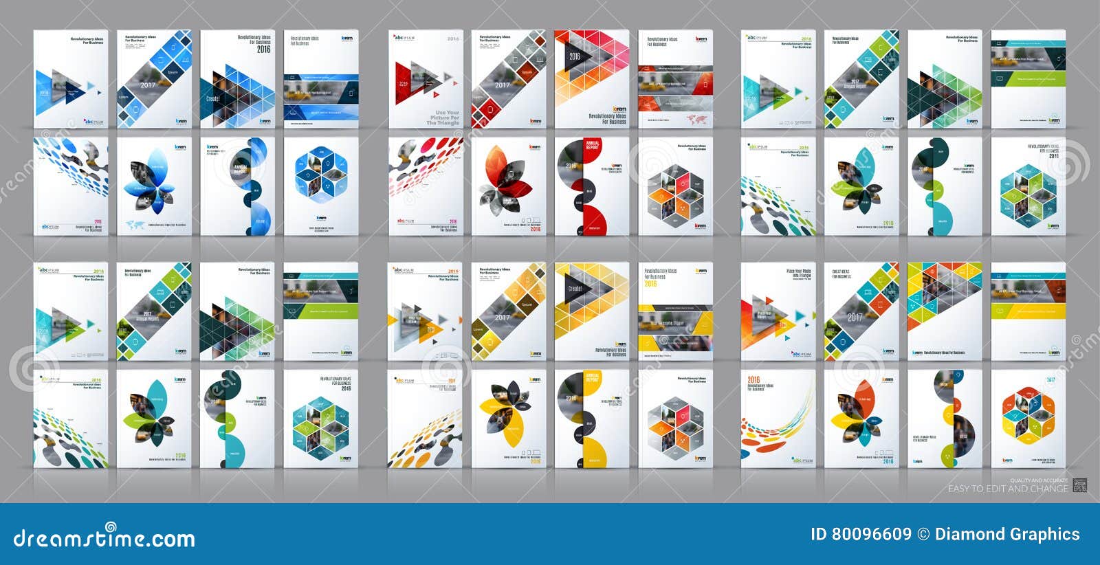 business  mega set. brochure template layout, cover 