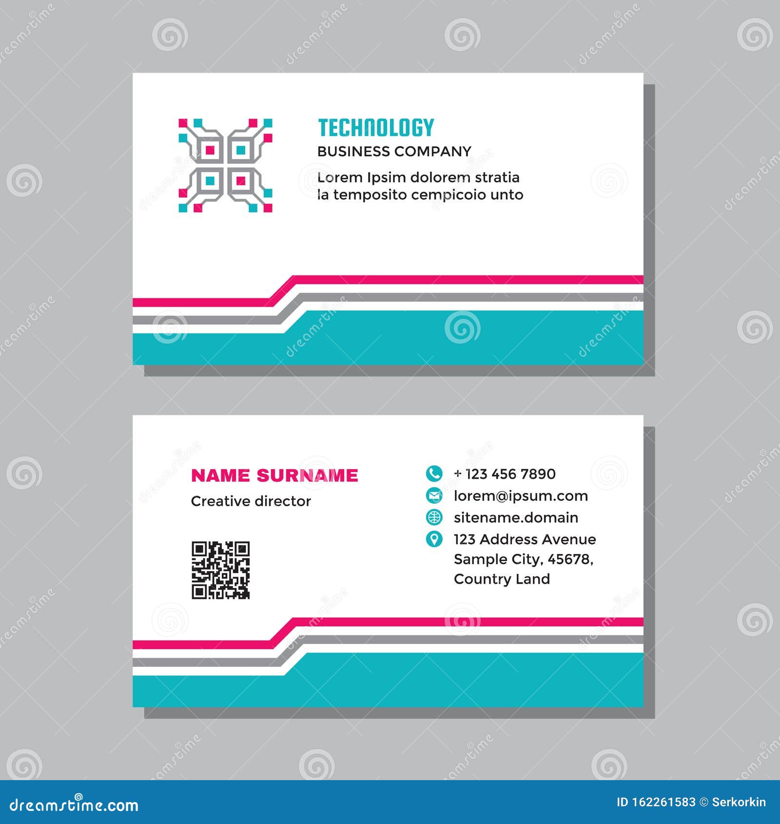 Networking Card Template