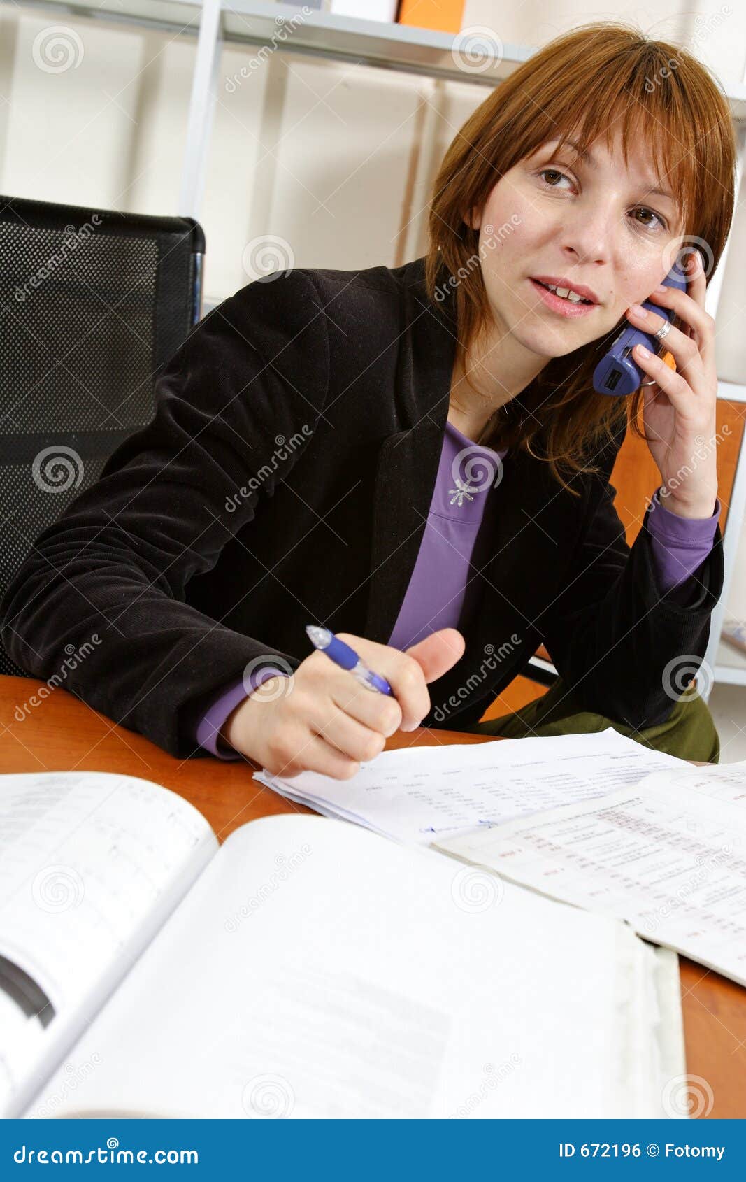 Business woman stock photo. Image of professional, order - 672196