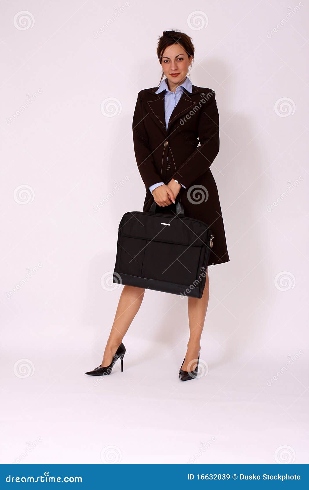Business Woman with Briefcase Stock Image Image of professional