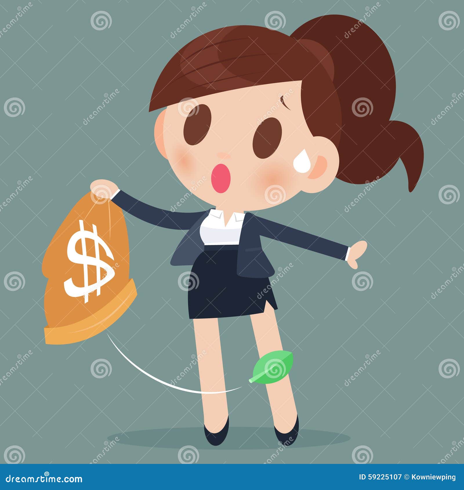 Losing Money Royalty-Free Stock Image | CartoonDealer.com #57488452