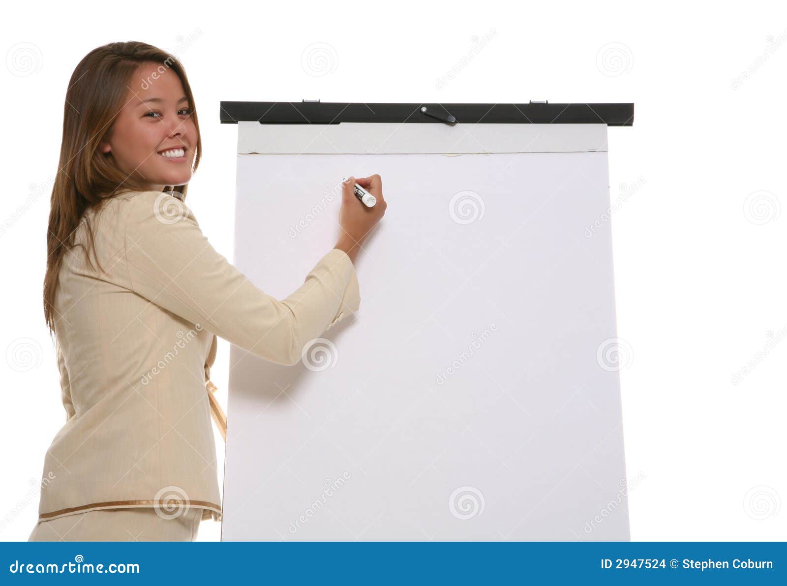 business woman presentation