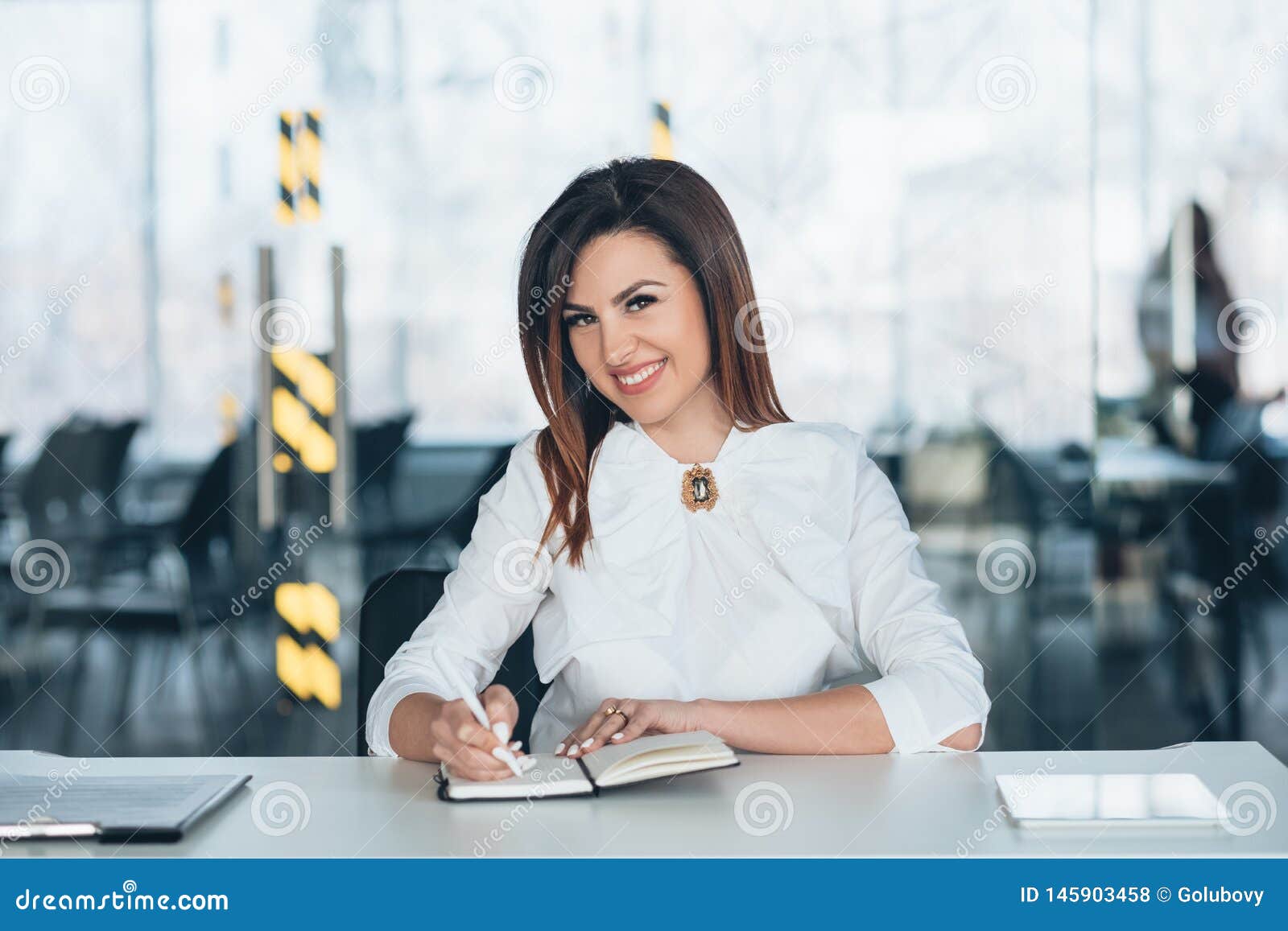 Business Woman Successful Female Team Leader Stock Photo Image
