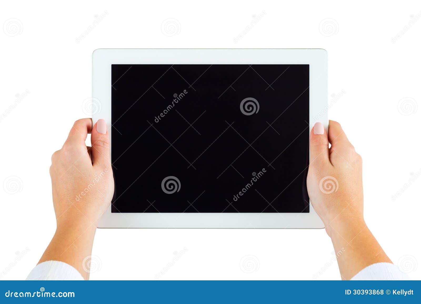 business woman with tablet