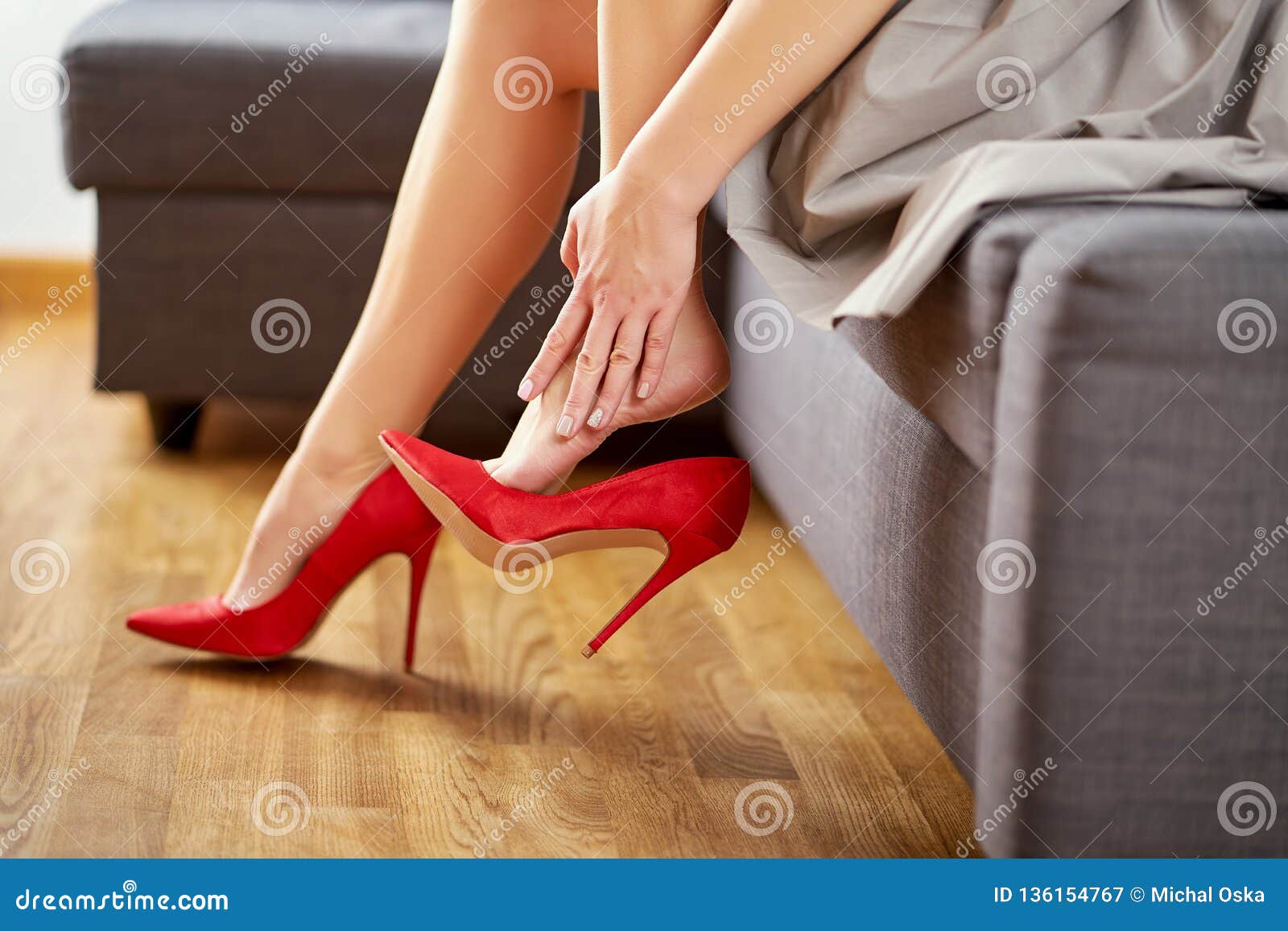 red work heels
