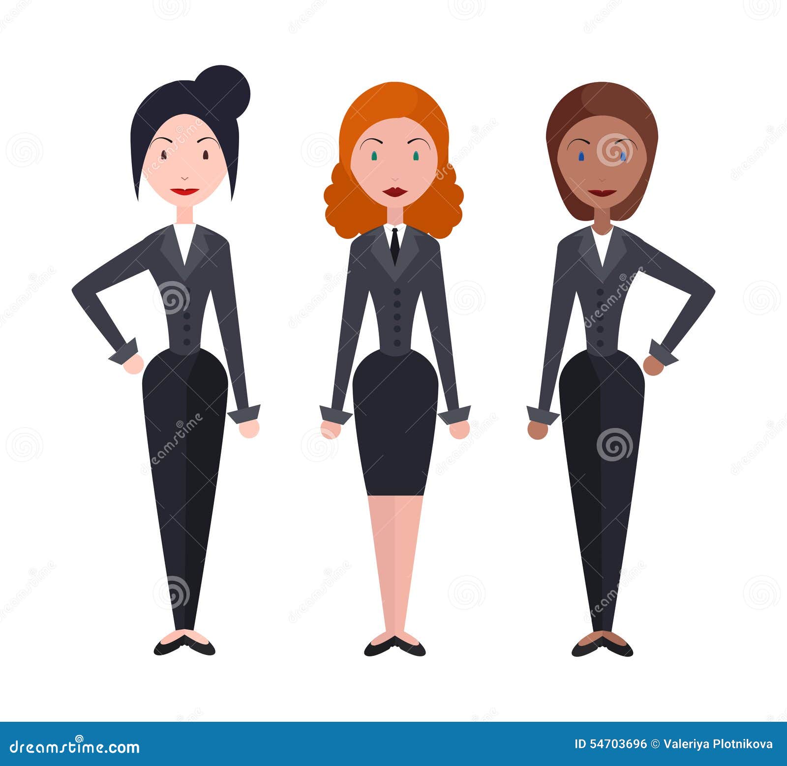  Business  woman  stock vector Illustration of marketing 