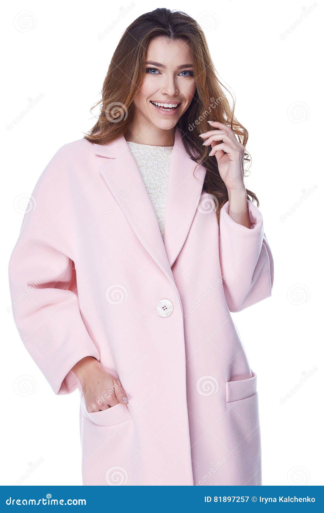 Business Woman Wear Casual Clothes Style for Winter Stock Image - Image ...