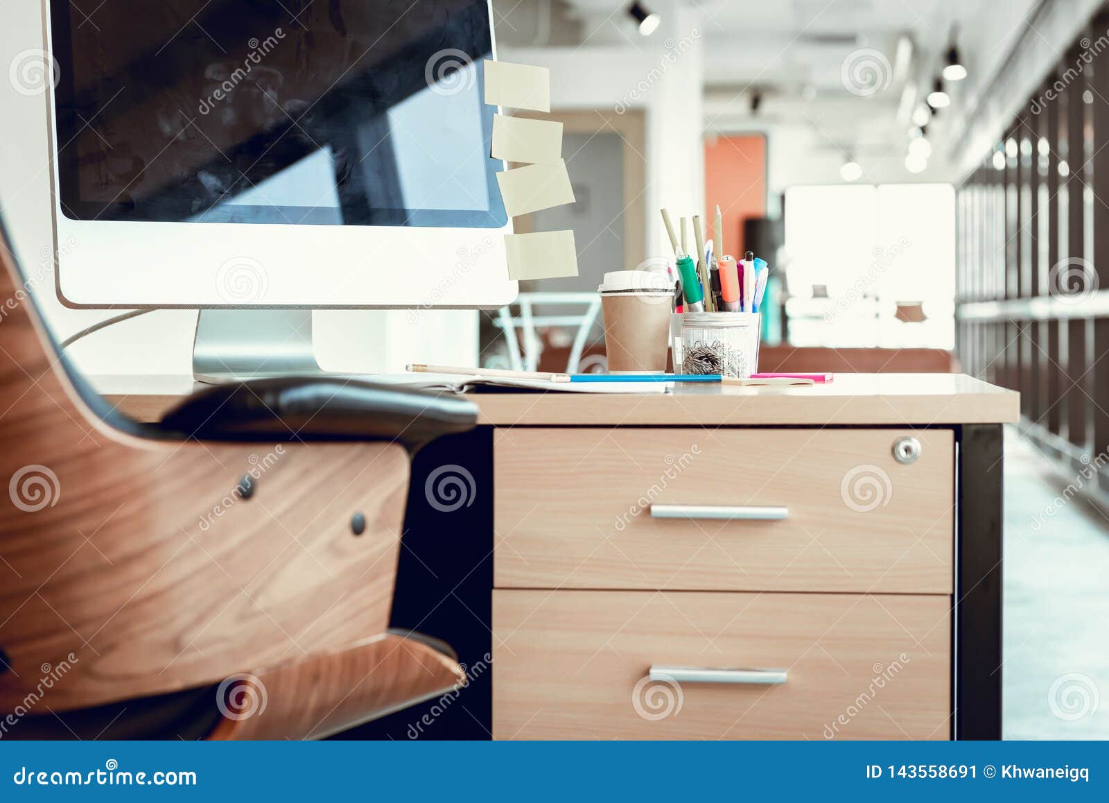 Business Workplace and Table Desktop of Office Room, Interior Workspace ...