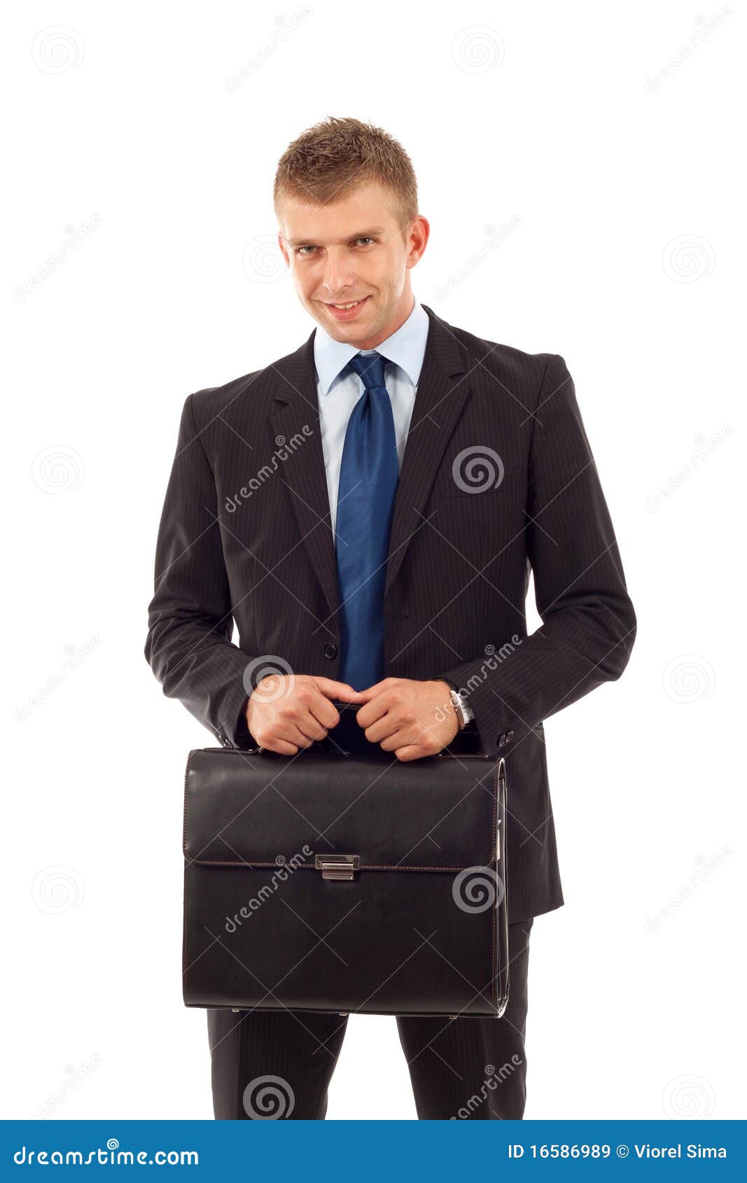 Businessman With Briefcase Royalty Free Stock Images Image 16586989